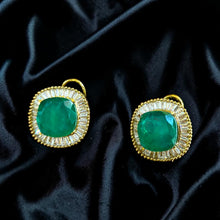 Ruby Radiance Stud Earrings