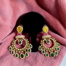 Emerald Noor Chandbali Earrings