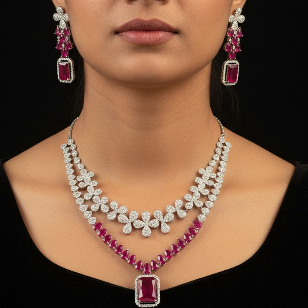 Crimson Drape Ensemble