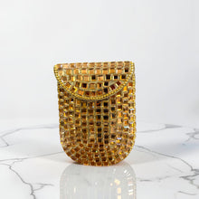 Golden Mosaic Glam Clutch