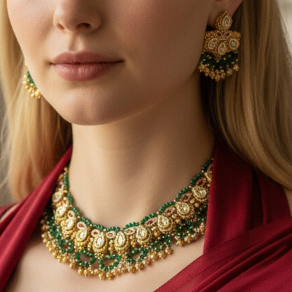 Emerald Teardrop Heritage Set