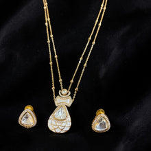 Chandrika Pearl Kundan Layered Pendant Set