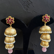 Gulbahar Pearl Jhumki Earrings