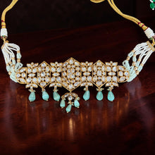 Mint Meher Kundan Choker Set