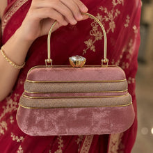 Blush Royale Crystal Clutch