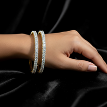 Celeste Sparkle Bangles (Adjustable)