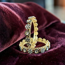 Noir Kundan Luxe Bangles