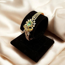 Floral Emerald American Diamond Bracelets