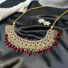 Royal Ruby & Kundan Combo Set