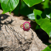 Radiant Ruby Bloom Ring