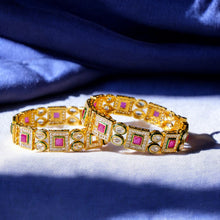 Luxurious Ruby Bangles
