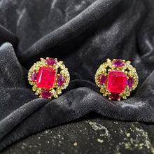 Emerald Royale Stud Earrings