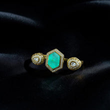 Emerald Noor Statement Ring
