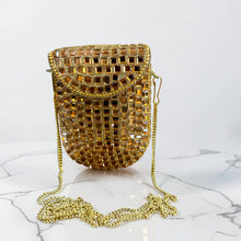 Golden Mosaic Glam Clutch