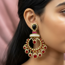 Ruby Noor Chandbali Earrings