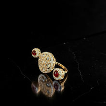 Ruby Surya Kundan Ring