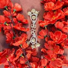 Jhumka Style Earrings With a Teardrop Design