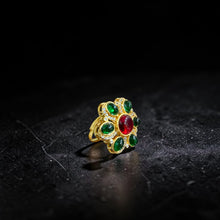 Emerald Blossom Royale Ring