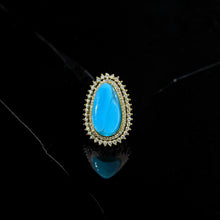 Sunset Aura Statement Ring