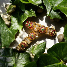 Regal Ruby Emerald Bangles