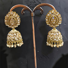 Ruby Pearl Heritage Jhumka Earrings