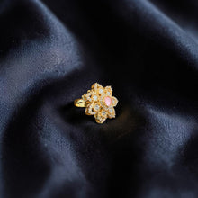 Ruby Blossom Statement Ring