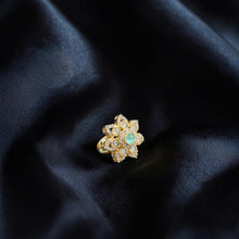 Ruby Blossom Statement Ring