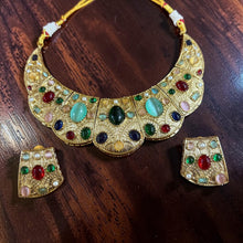 Rajsi Navratna Heritage Collar Set