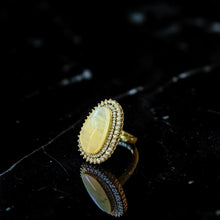 Sunset Aura Statement Ring