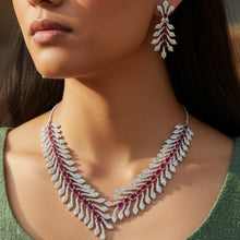 Ruby Leaf Cascade Set