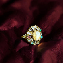 Navratna Aura Statement Ring