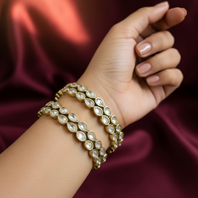 Noor Kundan Leaf Bangles (4 bangles)