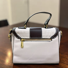 Ivory Elegance Buckle Satchel
