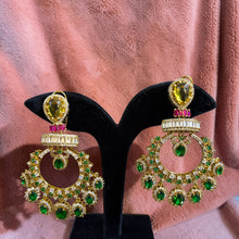 Emerald Noor Chandbali Earrings