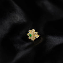Ruby Blossom Statement Ring