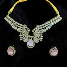 Ruby Mayura Royale Necklace Set