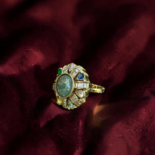 Navratna Aura Statement Ring