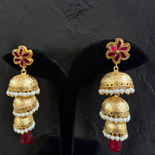 Gulbahar Pearl Jhumki Earrings