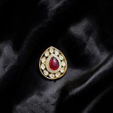Ruby Royale Kundan Ring