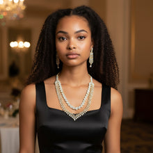 Royal American Diamond Leaf Necklace Set