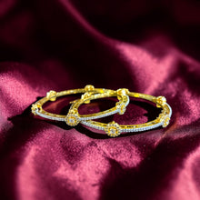 Flora Charm AD Bangles