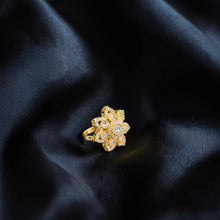Ruby Blossom Statement Ring