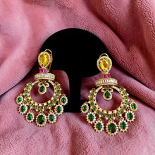 Emerald Noor Chandbali Earrings