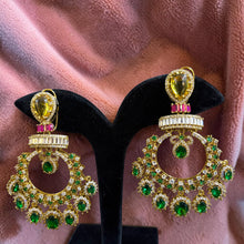 Emerald Noor Chandbali Earrings