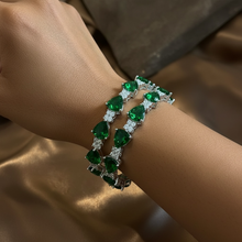 Emerald Dewdrop Luxe Bangles