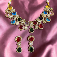 Navratna Rajsi Heritage Necklace Set