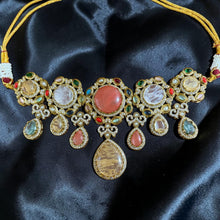 Gulnaar Pastel Kundan Necklace Set
