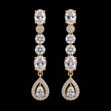 Royal Teardrop CZ Necklace Set