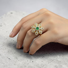 Ruby Blossom Statement Ring