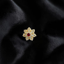 Ruby Blossom Statement Ring